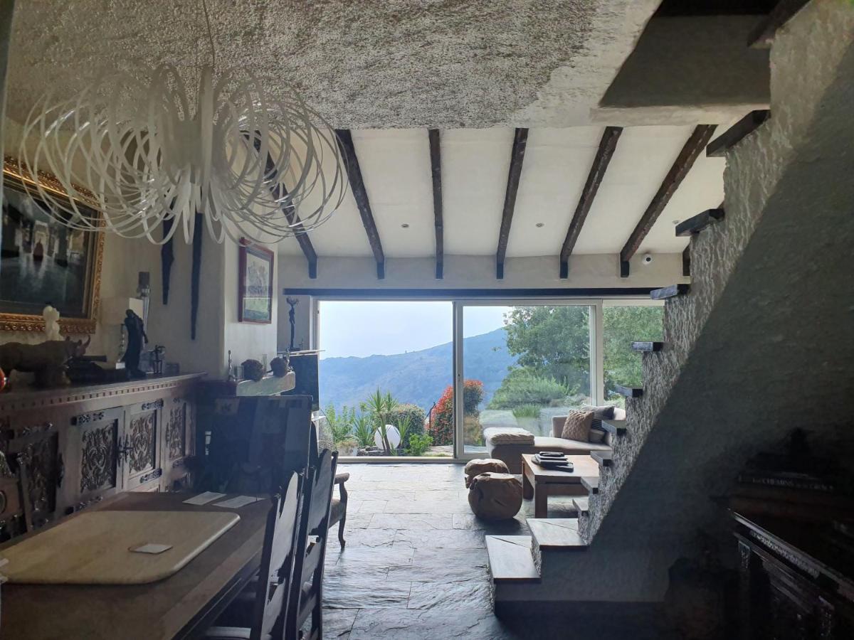 Maison De Charme Avec Piscine Et Vue Exceptionnelle Scolca Bagian luar foto