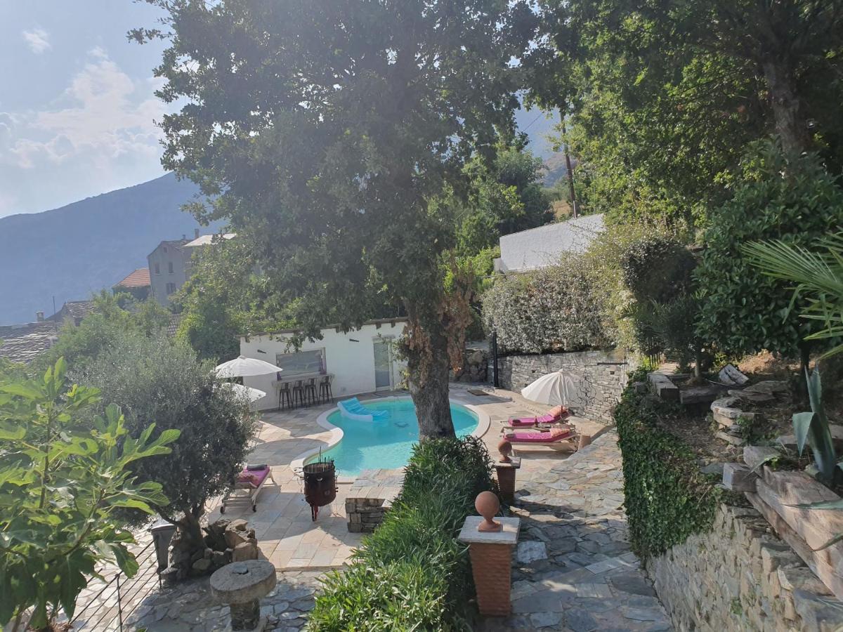 Maison De Charme Avec Piscine Et Vue Exceptionnelle Scolca Bagian luar foto
