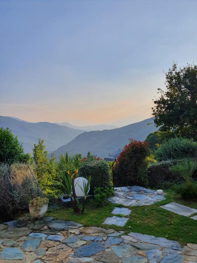 Maison De Charme Avec Piscine Et Vue Exceptionnelle Scolca Bagian luar foto