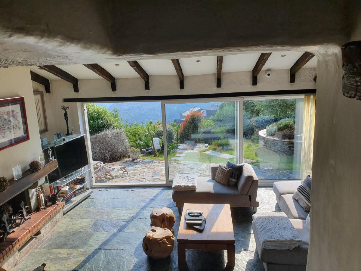 Maison De Charme Avec Piscine Et Vue Exceptionnelle Scolca Bagian luar foto