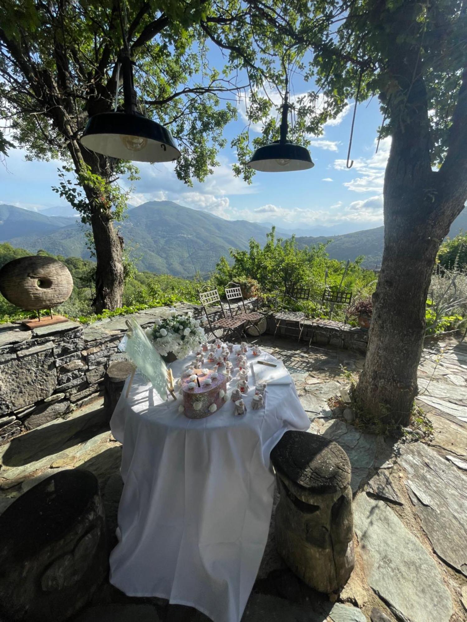 Maison De Charme Avec Piscine Et Vue Exceptionnelle Scolca Bagian luar foto
